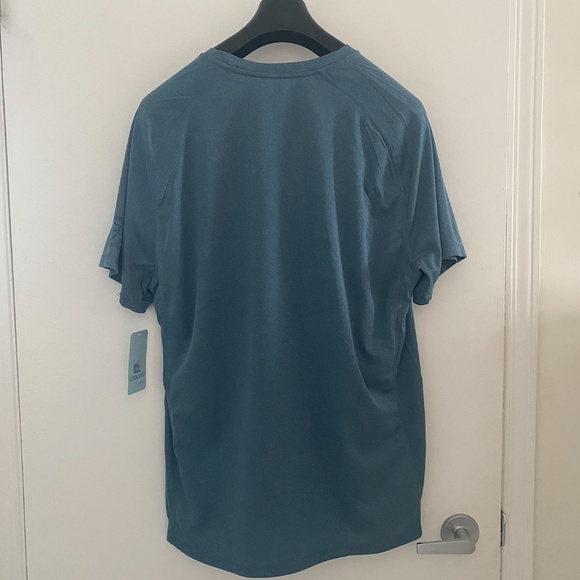 Laguna Blue Mens SunShield Heathered RashGuard 50+ UV Protection T-Shirt XL -NEW - Picture 2 of 4